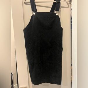 SHEIN Black Corduroy Jumpsuit